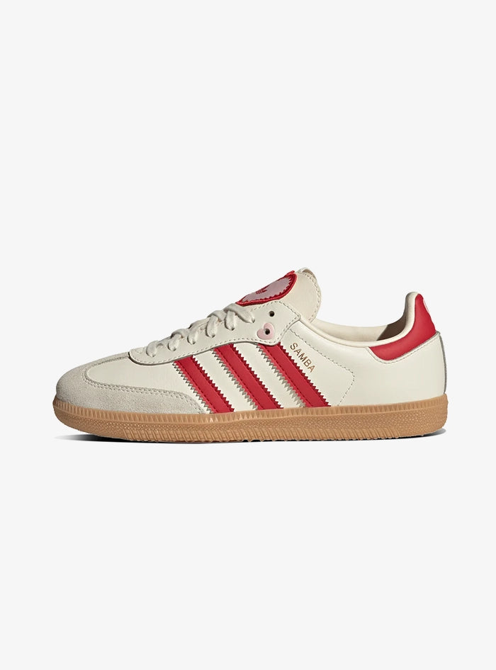 adidas Samba OG Valentine's Day Cream White Scarlet (2026) (GS)
