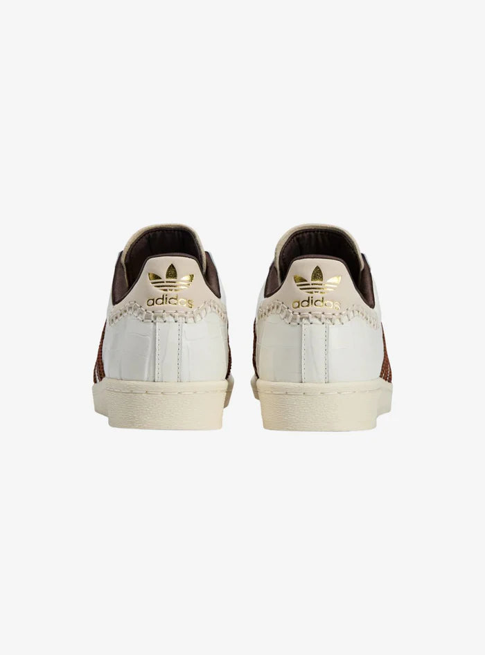 Adidas Superstar Wales Bonner White Brown Croc