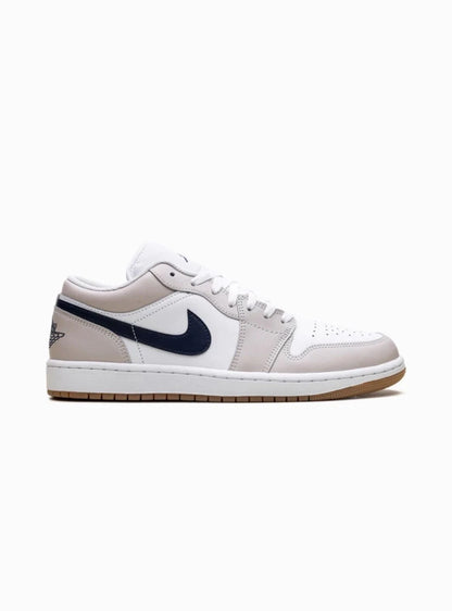 Air Jordan 1 Low Midnight Navy Neutral Grey