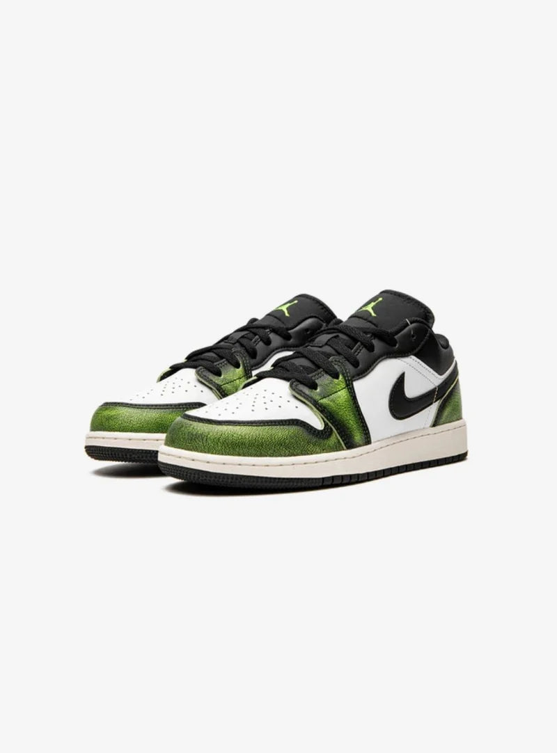 Air Jordan 1 Low Wear Away Electric Green (GS)