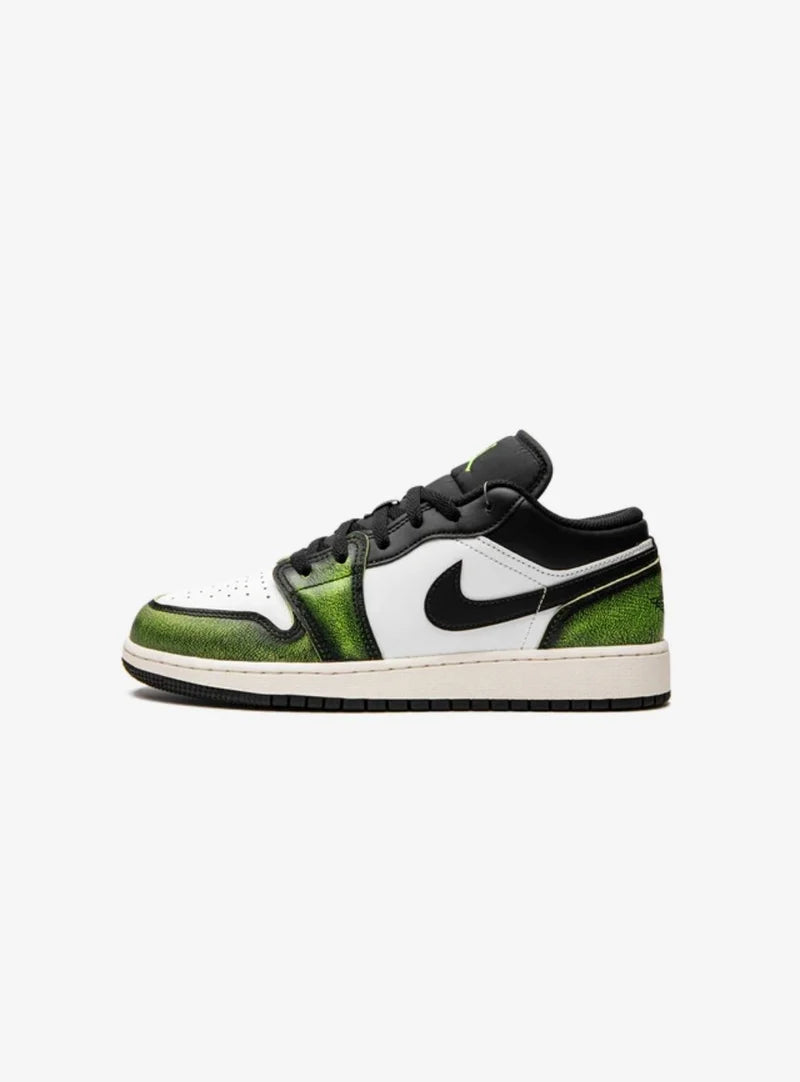 Air Jordan 1 Low Wear Away Electric Green (GS)