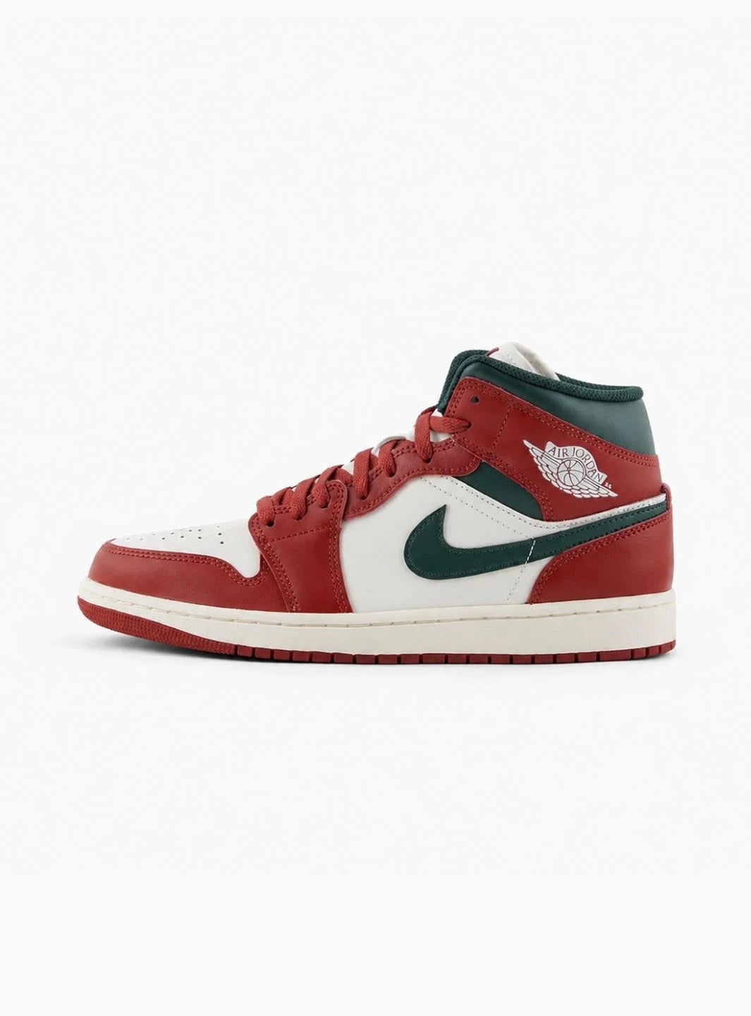 Air Jordan 1 Mid Redstone Midnight Green