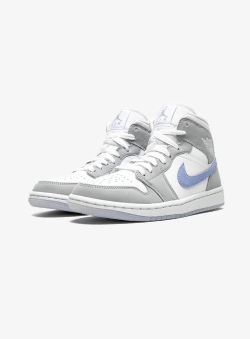 Air Jordan 1 Mid Wolf Grey Aluminum