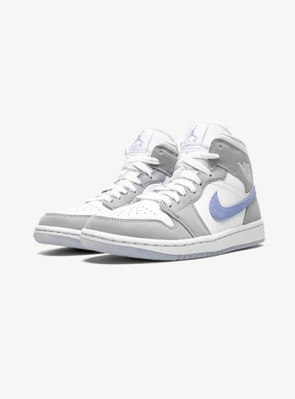 Air Jordan 1 Mid Wolf Grey Aluminum