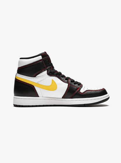 Air Jordan 1 Retro High Defiant White Black Gym Red