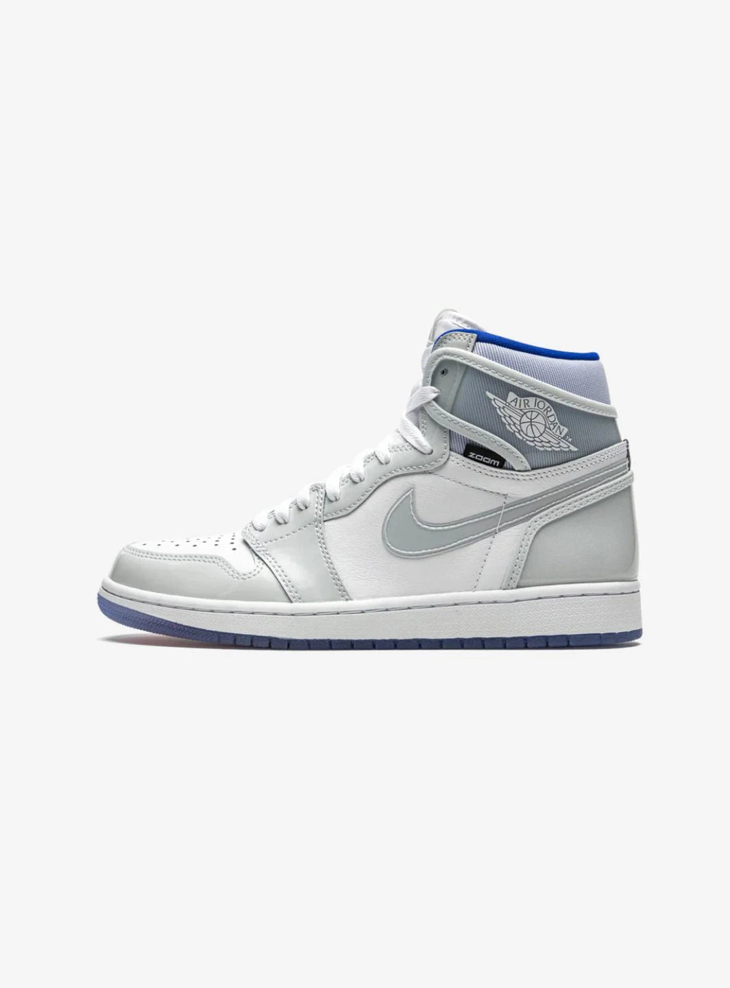 Air Jordan 1 Retro High Zoom White Racer Blue
