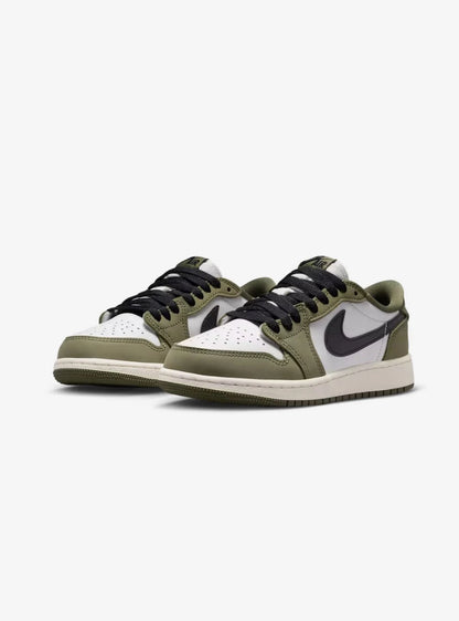 Air Jordan 1 Retro Low OG Medium Olive (GS)