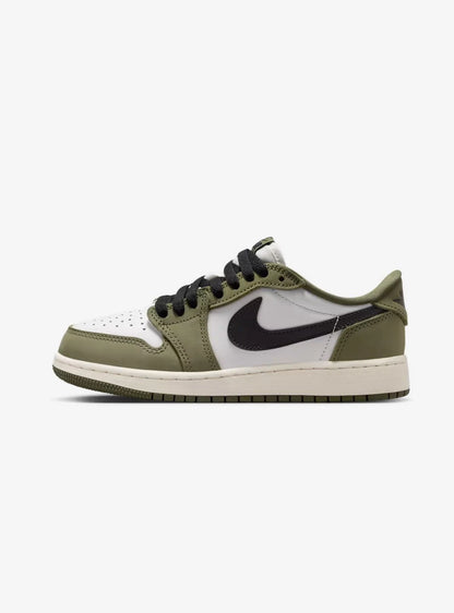 Air Jordan 1 Retro Low OG Medium Olive (GS)
