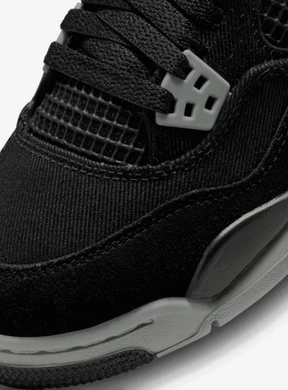 Air Jordan 4 Retro SE Black Canvas (GS)