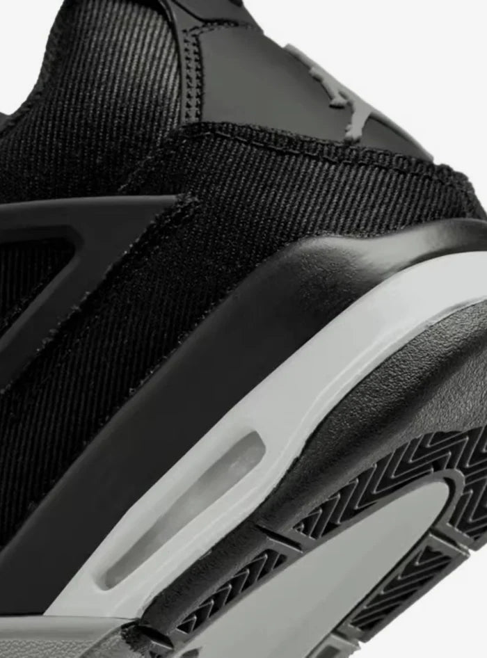 Air Jordan 4 Retro SE Black Canvas (GS)