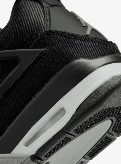 Air Jordan 4 Retro SE Black Canvas (GS)