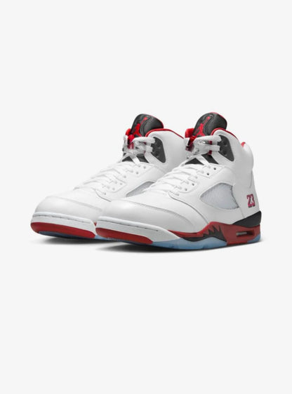 Air Jordan 5 Retro Fire Red Black Tongue (2025)