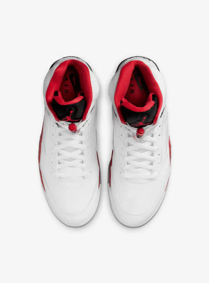 Air Jordan 5 Retro Fire Red Black Tongue (2025)