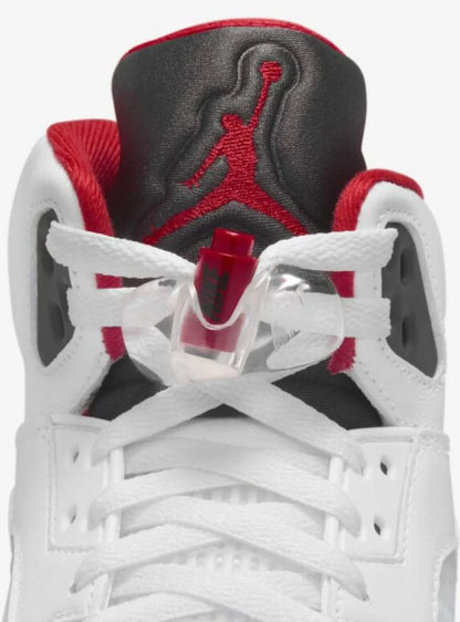 Air Jordan 5 Retro Fire Red Black Tongue (2025)