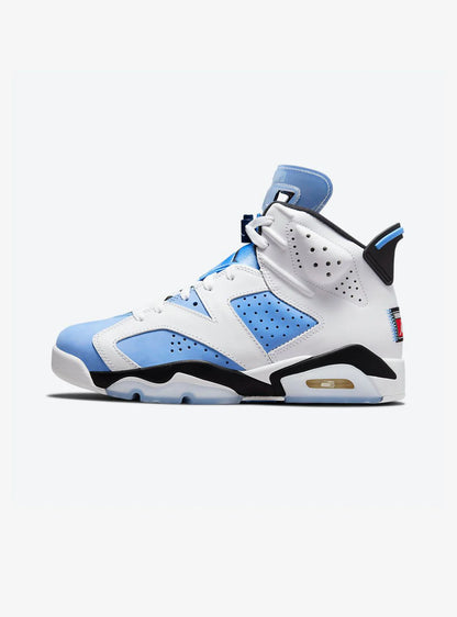 Air Jordan 6 Retro UNC White