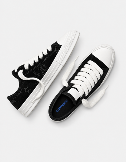 Converse Chuck Taylor All Star Throwback Low Waxed Denim Black
