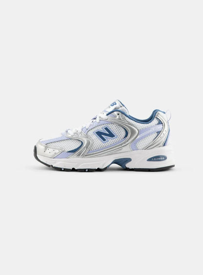 New Balance 530 Silver Metallic Heron Blue