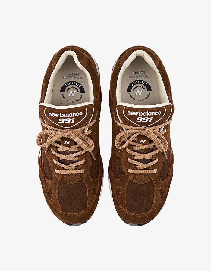 New Balance 991v1 Luxe Suede MiUK Cocoa