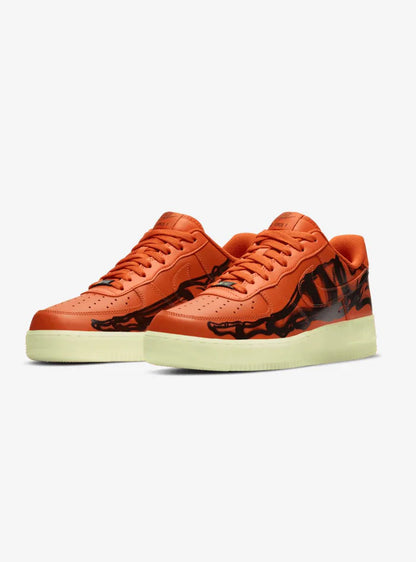 Nike Air Force 1 Low Orange Skeleton Halloween (2020)