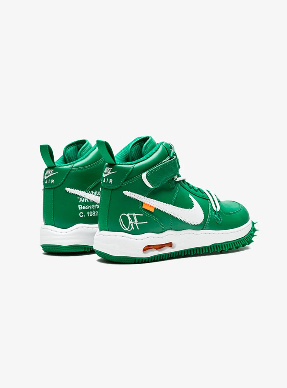 Nike Air Force 1 Mid Off-White Pine Green