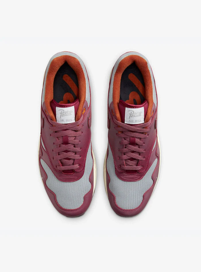 Nike Air Max 1 Patta Waves Rush Maroon