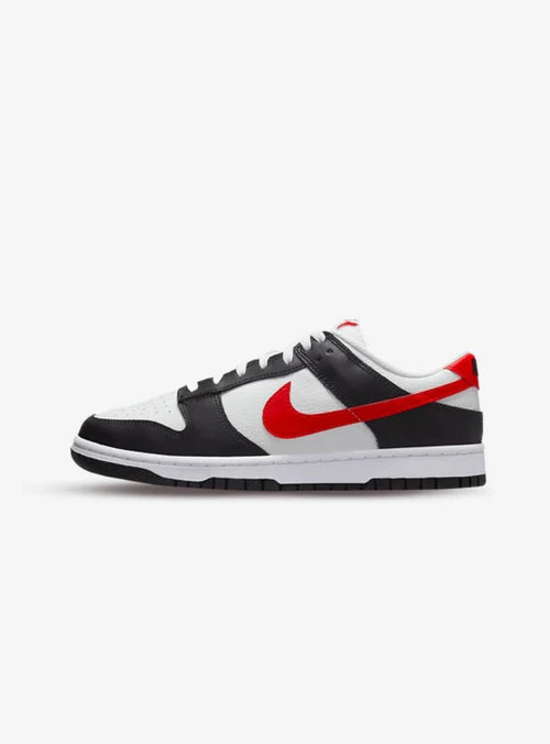 Nike Dunk Low Retro Red Swoosh Panda