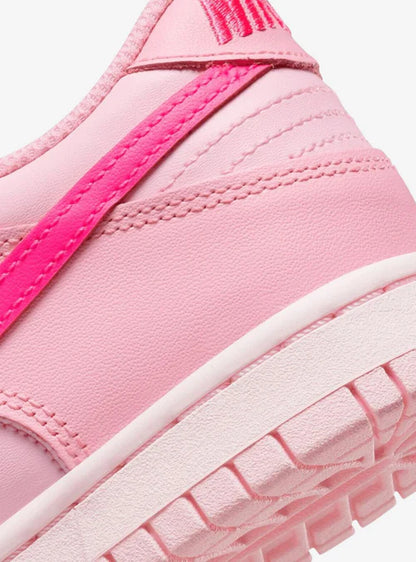 Nike Dunk Low Triple Pink (GS) (Barbie)