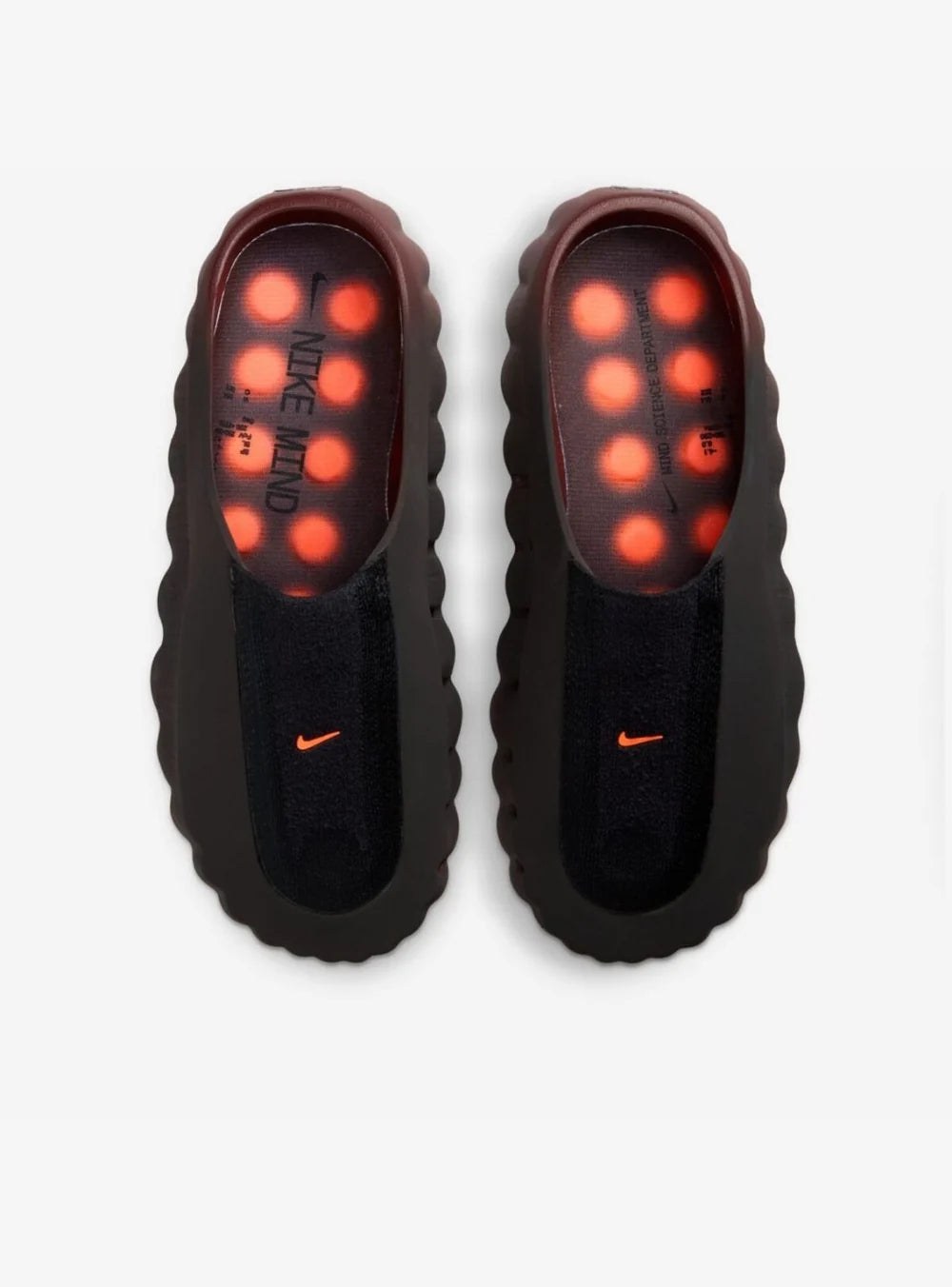Nike Mind 001 Flyknit Slide Bronze Eclipse Total Orange