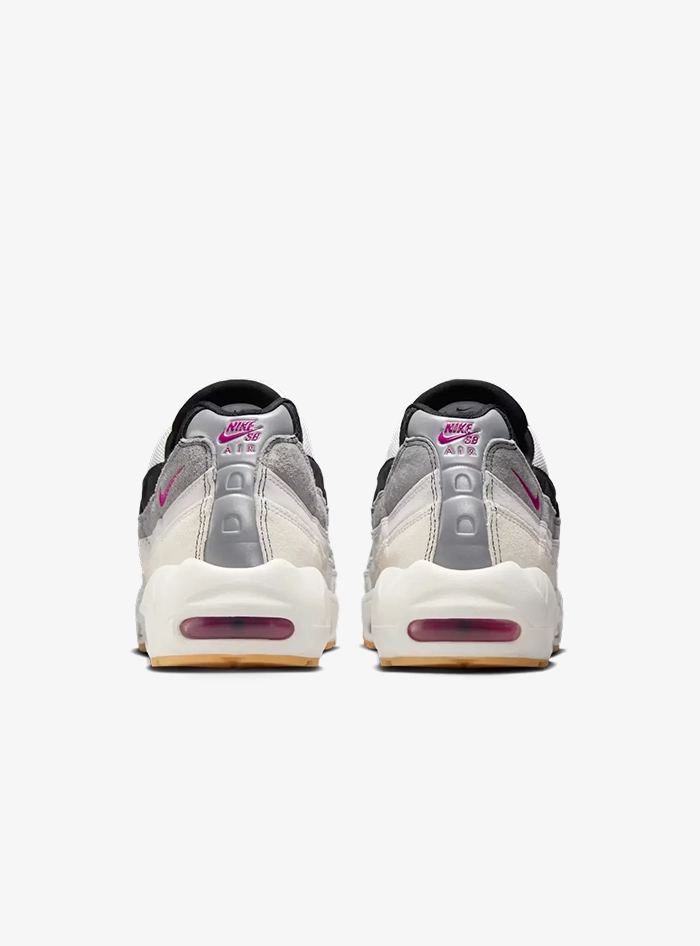 Nike SB Air Max 95 Summit White and Cactus Flower