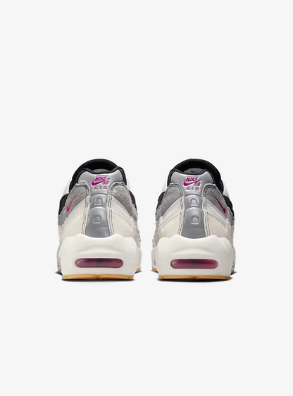 Nike SB Air Max 95 Summit White and Cactus Flower