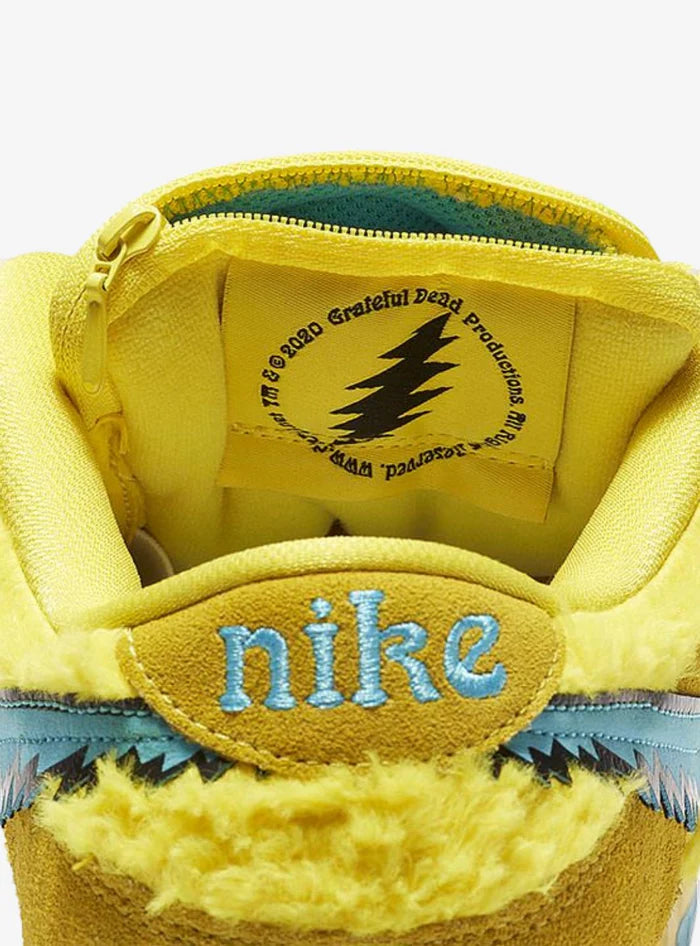 Nike SB Dunk Low Grateful Dead Bears Opti Yellow