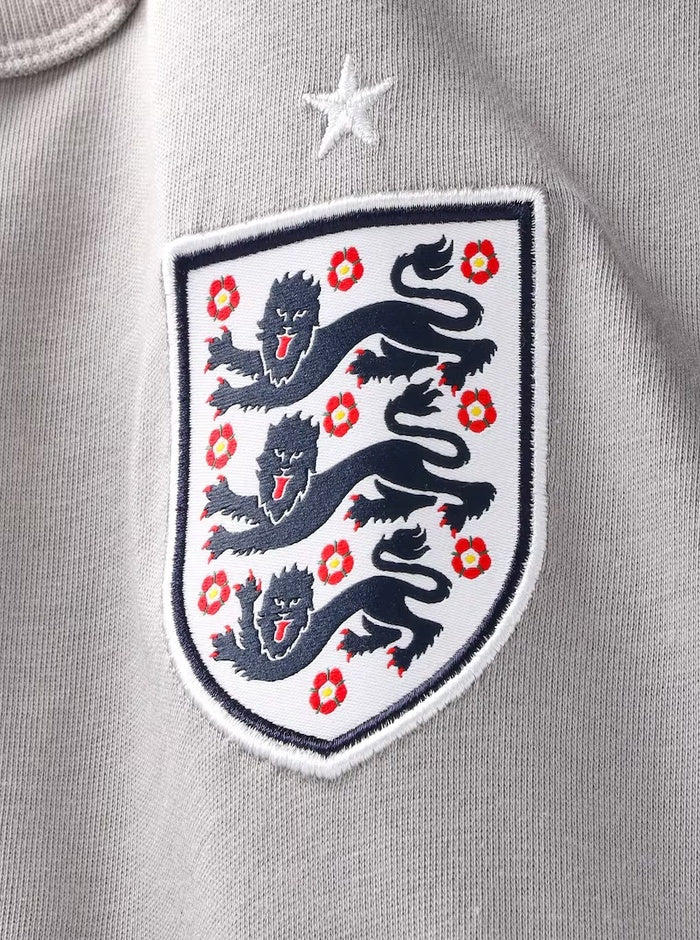 Palace X Nike England T Shirt Pewter Grey
