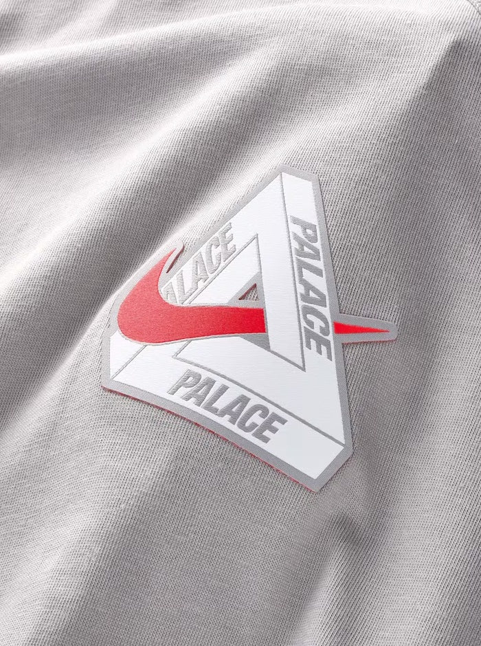 Palace X Nike England T Shirt Pewter Grey