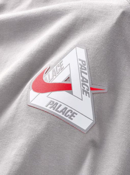 Palace X Nike England T Shirt Pewter Grey