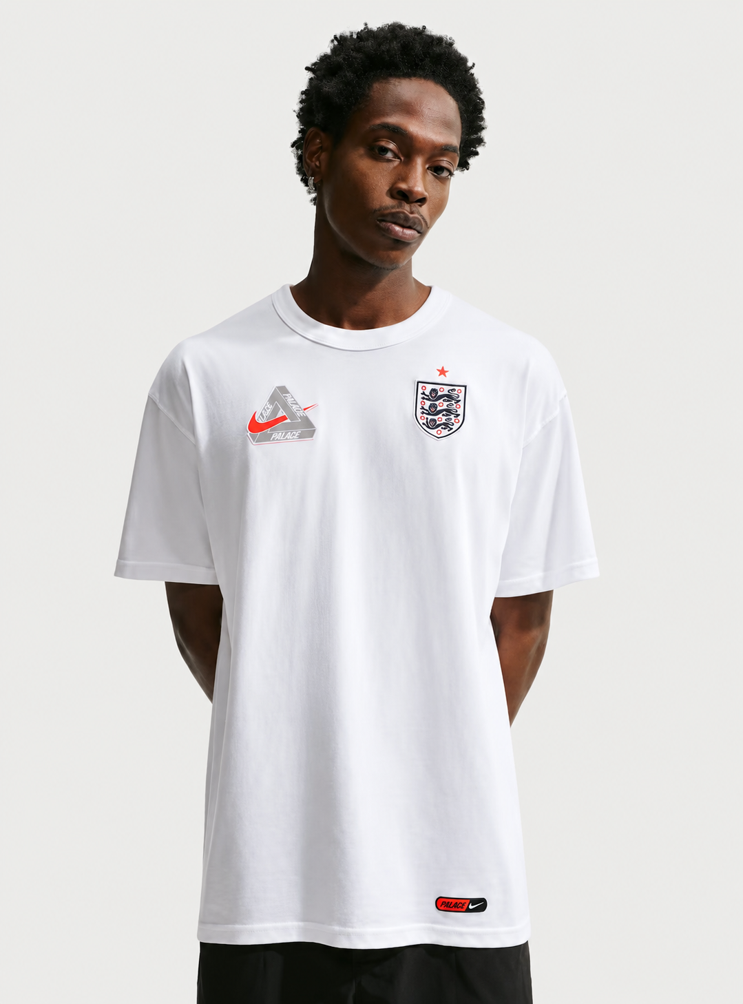 Palace X Nike England T Shirt White
