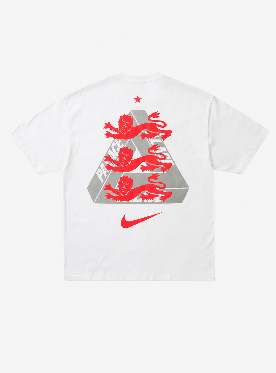 Palace X Nike England T Shirt White