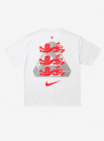 Palace X Nike England T Shirt White