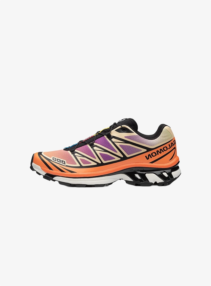 Salomon XT-6 Black Almond Dragon Fire