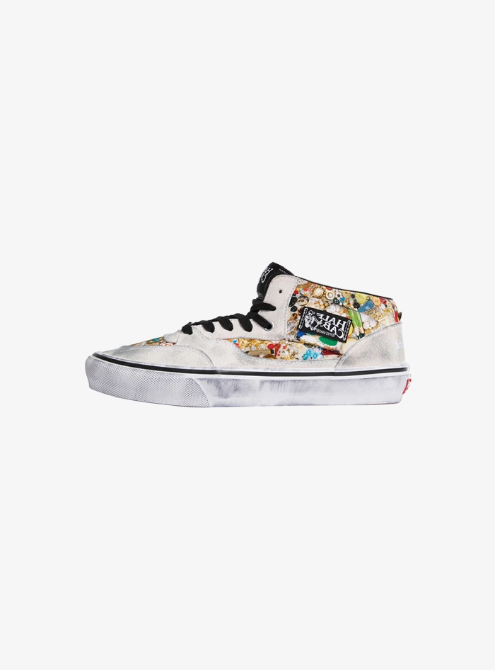 Vans Half Cab Supreme x Mike Kelley White