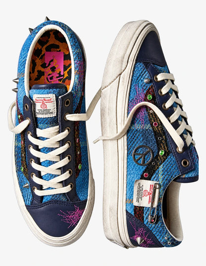 Vans Old Skool 36 Harris Tweed Blue Multi