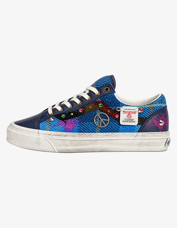 Vans Old Skool 36 Harris Tweed Blue Multi