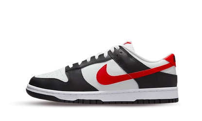 Dunk Low Black White Red