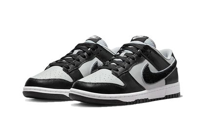 DUNK LOW CHENILLE SWOOSH GREY BLACK