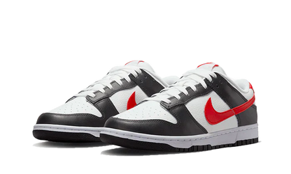 Dunk Low Black White Red